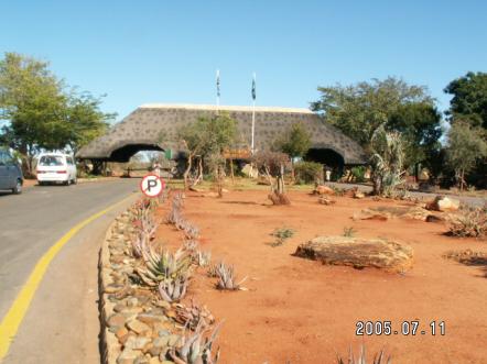 Infarten Malelane till Kruger National Park.