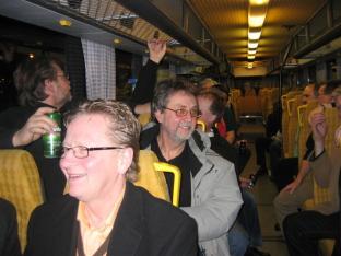 Att man kan ha s trevligt p bussen.