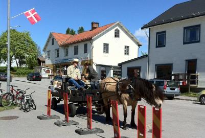 Häst o vagn konkurrerade med räddningstjänsten som taxi