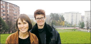 Lotta Bergstrm och Marianne Lvgren ska frska ordna fler jobb fr Bergsjbor.