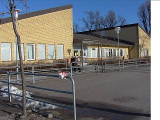 The cafeteria and also the building 
where we have our lessons in Music 
and Arts.