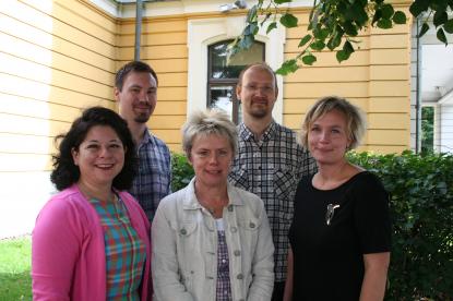 Från vänster Carolina Thelin, Tomas Panth, Christina Grönberg, Per Gunnemyr, Cecilia Sandström
