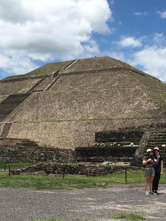 Solens pyramid i Teotihuacán.