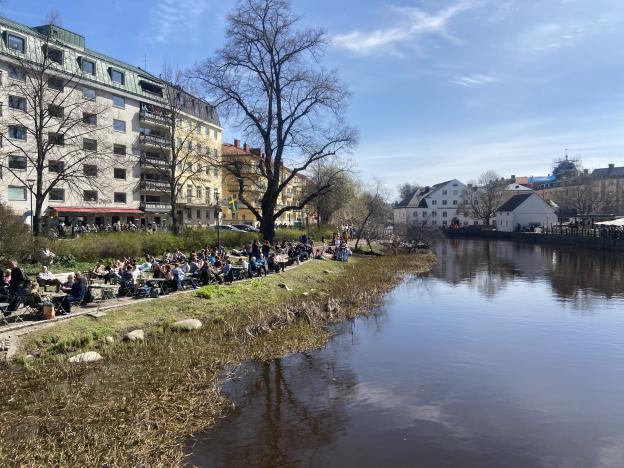Fyrisån i Uppsala.