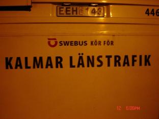 Man skulle ju kunna tro att det var chauffren som tog denna bild men det var det inte.

