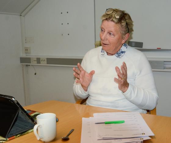 Ingridh Anderén (M), ordförande i utbildningsnämnden.