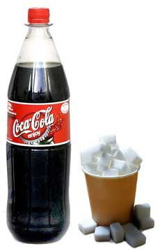 Så här många sockerbitar innehåller 1,5 liter Coca Cola