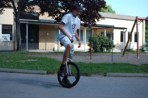 Oliver 7A testar sin enhjuling.