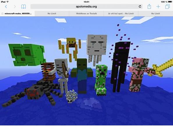 Det här är alla monster som finns i Minecraft.