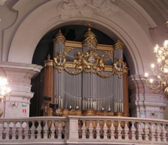 kerman & Lunds  Setterquists lktarorgel i Gustaf Vasa kyrka, Stockholm