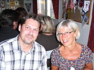 Håkan Andersson och Annika Lindblom.