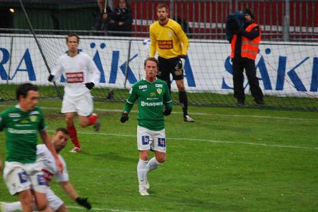 Tommy Thelin gjorde sitt sjunde mål för säsongen