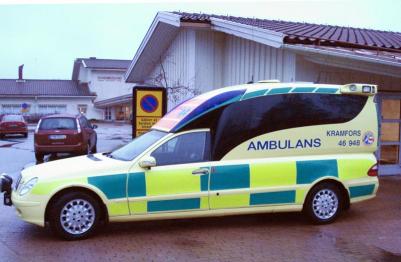 Tills i början av Januari är ambulansen placerad på dagtid i Ullånger