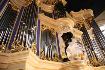 I Rochester har två framstående f d orgellärare vid Eastman School of Music fått ge namn åt barockorgeln; The Craighead-Saunders Organ.