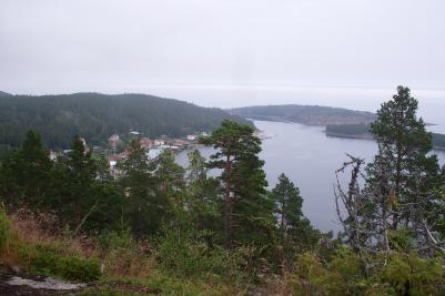 Utsikten över Ulvöhamn.