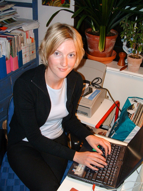 Linnéa Arvidsson. Arkivbild från 2003