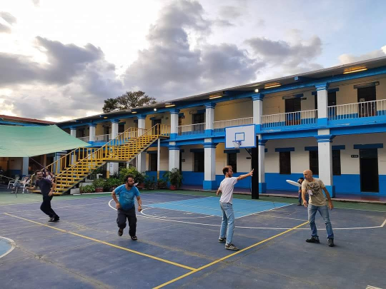 Escuela Secundaria Moisés Sáenz Garza där RIDEF hade sin bas under sommaren 2024.