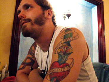 ?You just haven?t earned it yet baby? - ur en låt med The Smiths som blivit av ev Erik Westins tatueringar.