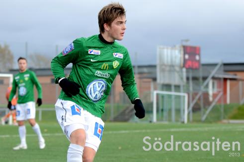 En av målskyttarna, Amer Eriksson Ibragic.