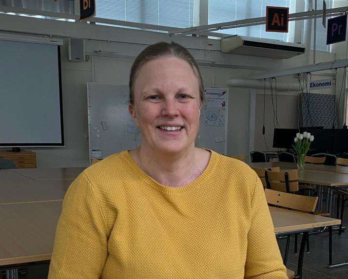 Madeleine Lahti jobbade sin sista dag på Westerlundska gymnasiet fredagen före sportlovet. <br /><br />