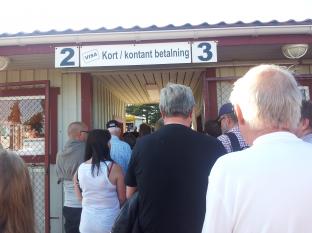 Efter en färd till banan med \