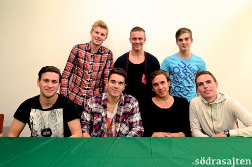 Anton Cajtoft,  Philip Djup, Amer Eriksson,  Edin Hamidovic, Benjamin Omerovic, Joel Serghini-Idrissi, Robert Benke