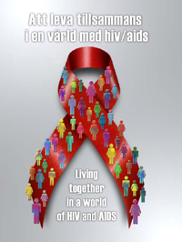 En bok om hiv och aids, fr skolbarn i Sverige och Zimbabwe. 