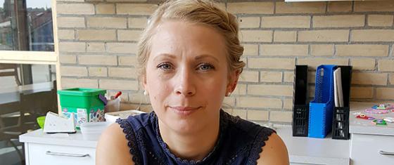 Hanna Johansson, förskollärare och förstelärare i naturvetenskap och teknik vid förskolan.