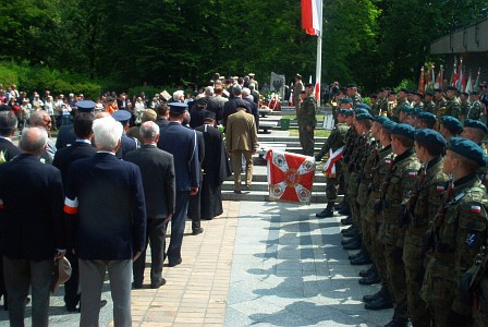 Celebration at the Monument of Constitution/Wroclaw