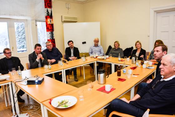 Ett tiotal personer, bland dem bara fyra företagare, ville lyssna till Svenskt Näringslivs information om företagsklimatet i Bollebygds kommun.