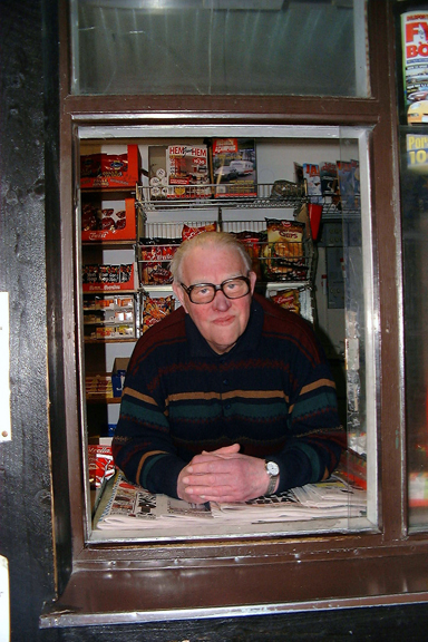 Rune Carlsson drev sin kiosk i mer än 50 år