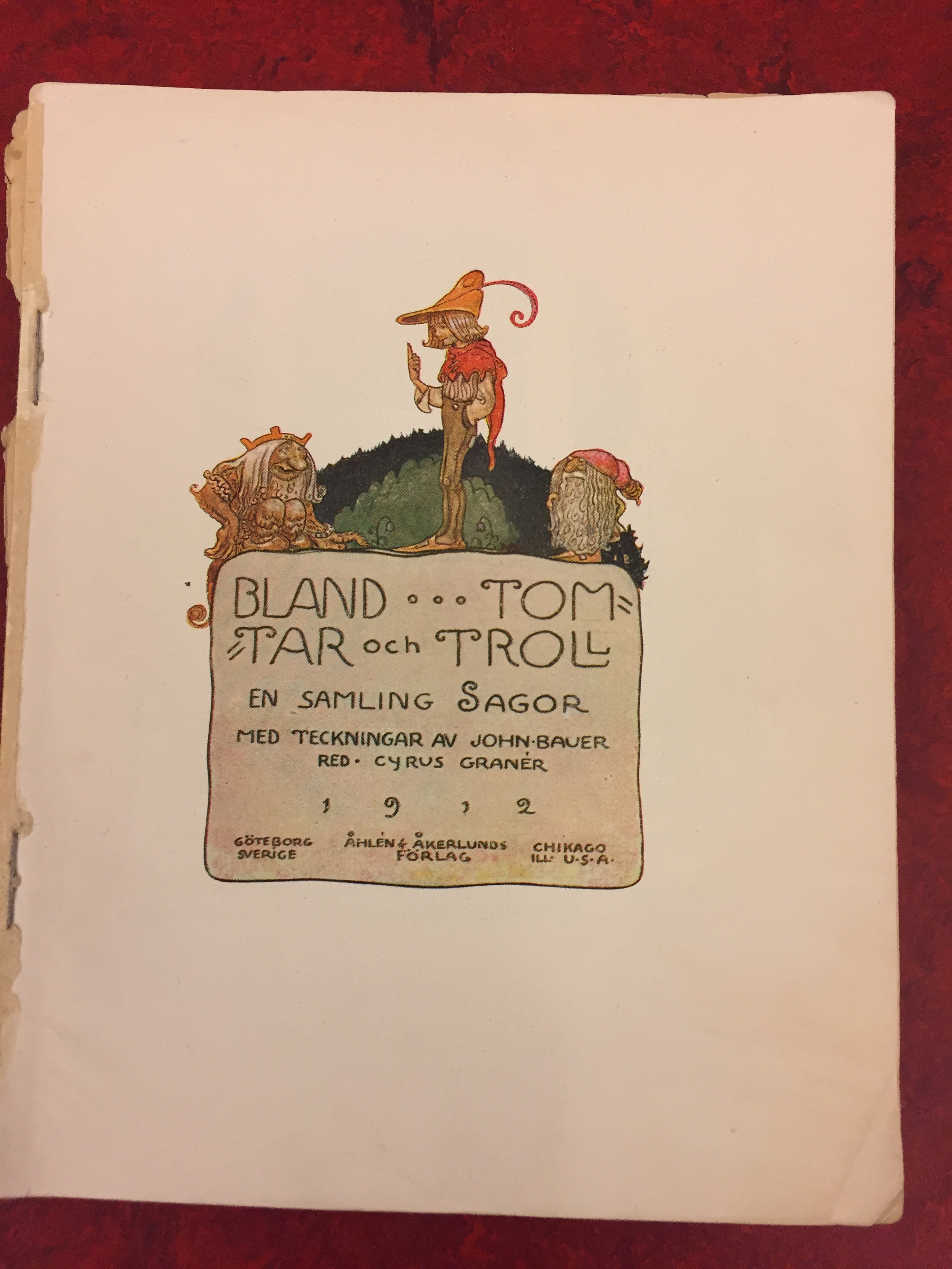 Bland tomtar och troll 1912, ur utställningen