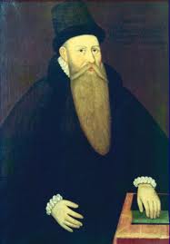 Olof Stefansson Bellius. Rektor 1567-1571. Det äldsta kända porträttet av någon anställd på Vasa.