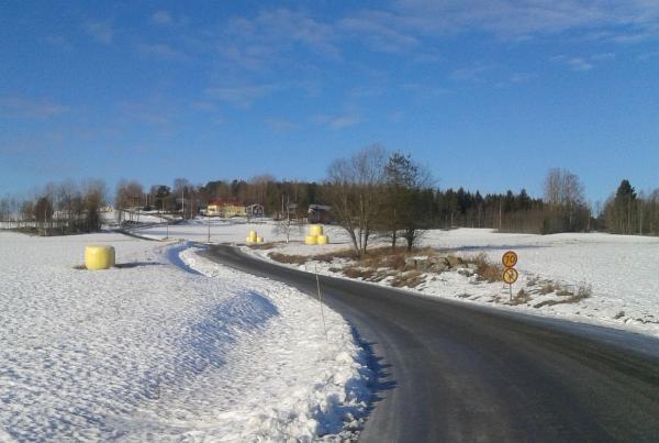 Vägen mot Kallsta.