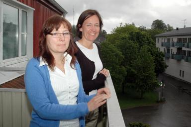 Christina Magnusson och Camilla Falk. Säkerhets- respektive folkhälsosamordnare i Bollebygds kommun.