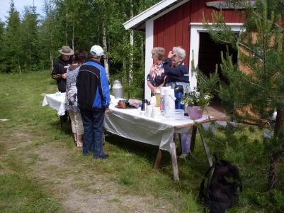Bild från Kallsta fäbodar under förra årets vandring.