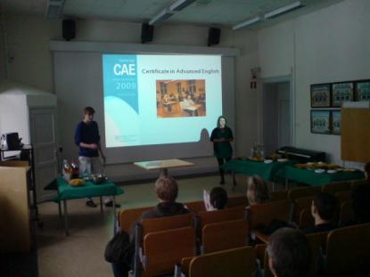 Viktor Fransson och Linnéa Johansson, SP3A berättar om CAE- provet