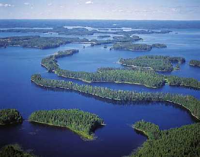 Finland, tusen sjöars land
