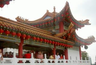 the Thean Hou Temple that I visited on New Year’s Day