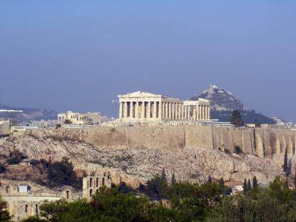Akropolis med Parthenon