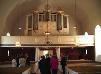 Efter terinvigningen av Nils Ahlstrands orgel i Vstra Hargs kyrka