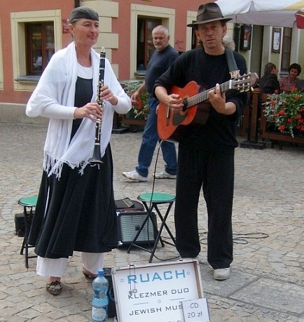 Street musicians in Wroclaw