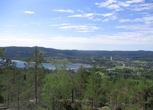 Utsikten mot Ullånger och fjärden från &Auml;skjastugan