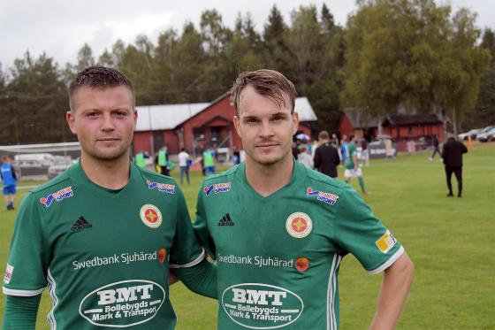 Målskyttarna. David Hansson gjorde första och andra målet. Jesper Andersson avgjorde matchen genom att göra 3-0.
